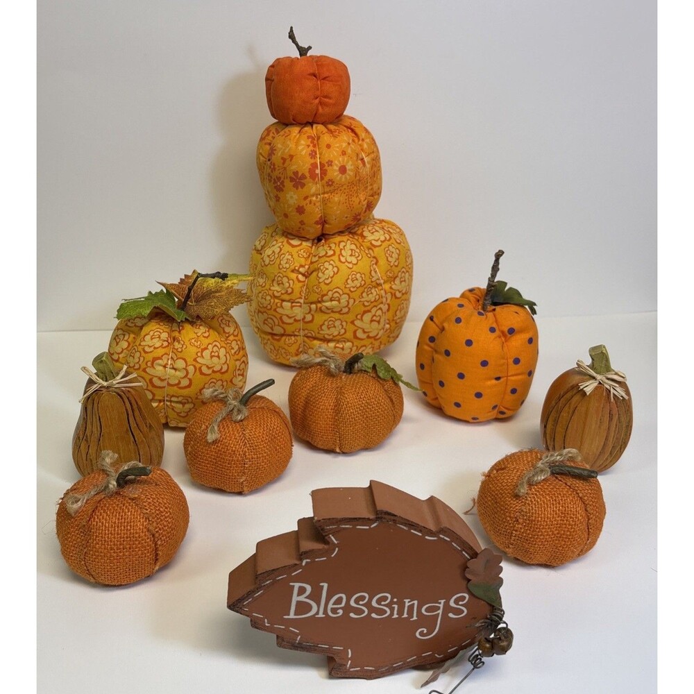 Fall / Autumn Decorative Pumpkin Lot